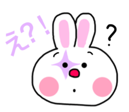 The rabbit which is a clown sticker #15125972