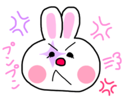 The rabbit which is a clown sticker #15125998