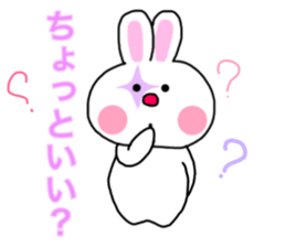 The rabbit which is a clown sticker #15126002