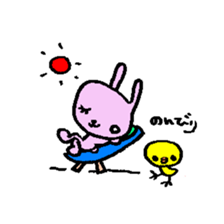 pinkymascotrabbit sticker #15126221