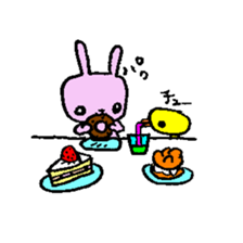 pinkymascotrabbit sticker #15126222