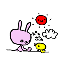 pinkymascotrabbit sticker #15126223