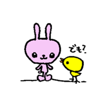 pinkymascotrabbit sticker #15126225