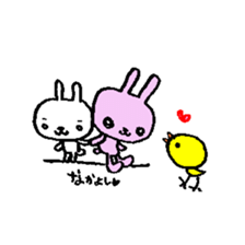 pinkymascotrabbit sticker #15126227