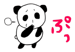 Giraffe and gorilla and panda sticker #15126886