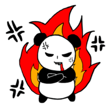 Giraffe and gorilla and panda sticker #15126888