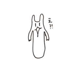 A rabbit rabbit or a person sticker #15127462
