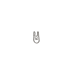 A rabbit rabbit or a person sticker #15127466