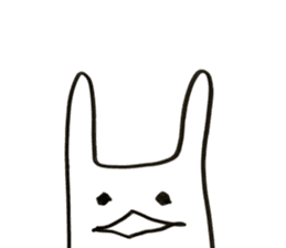 A rabbit rabbit or a person sticker #15127469