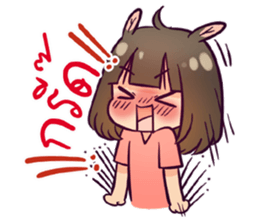 Hamster The Rabbit sticker #15128626