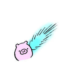 Pig's name is Mao sticker #15129107