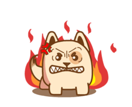 Round Doggo Emojicons sticker #15129667
