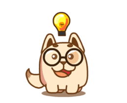 Round Doggo Emojicons sticker #15129679