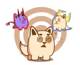 Round Doggo Emojicons sticker #15129682