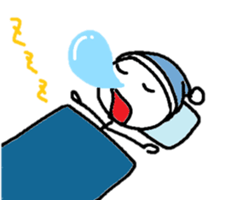 simple and cute stick figure sticker sticker #15129903