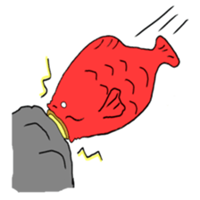 carp's okkoi and pleasant friends sticker #15130415