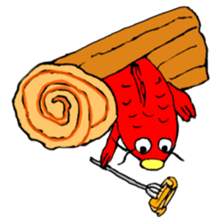 carp's okkoi and pleasant friends sticker #15130431