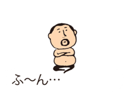 It is higepocha my father on a balloon 3 sticker #15130614