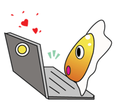 Fried Eggs in Love sticker #15130892