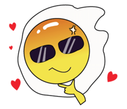 Fried Eggs in Love sticker #15130896