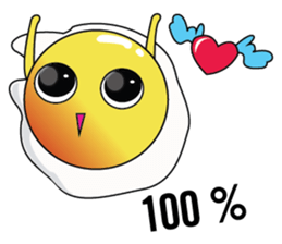 Fried Eggs in Love sticker #15130899