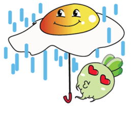 Fried Eggs in Love sticker #15130902