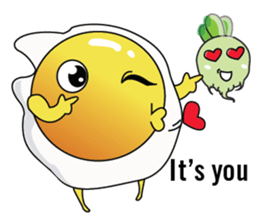 Fried Eggs in Love sticker #15130906