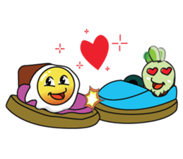 Fried Eggs in Love sticker #15130912