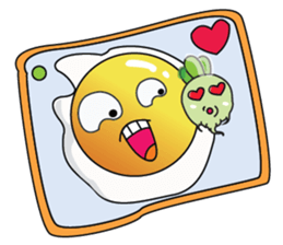 Fried Eggs in Love sticker #15130922