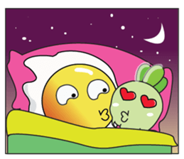 Fried Eggs in Love sticker #15130926