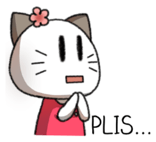 Miss kitty cat sticker #15131009