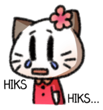 Miss kitty cat sticker #15131013