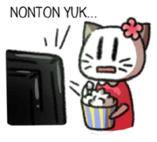 Miss kitty cat sticker #15131014