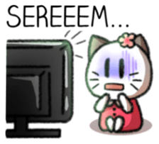 Miss kitty cat sticker #15131015