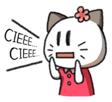 Miss kitty cat sticker #15131018