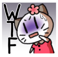 Miss kitty cat sticker #15131022