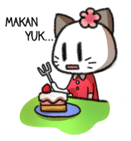 Miss kitty cat sticker #15131031