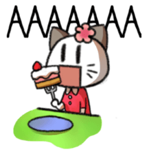 Miss kitty cat sticker #15131032