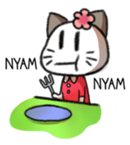 Miss kitty cat sticker #15131033