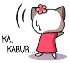 Miss kitty cat sticker #15131038