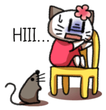 Miss kitty cat sticker #15131041