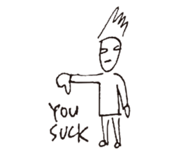 Drama king - Ugly sticker #15131068