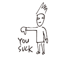 Drama king - Ugly sticker #15131068