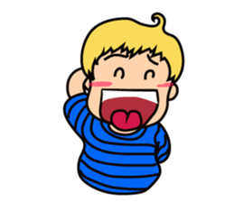 Interesting Baby Boy sticker #15131225