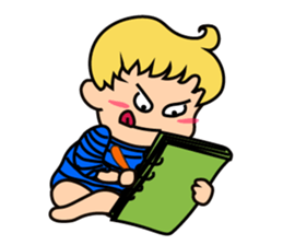 Interesting Baby Boy sticker #15131227