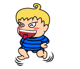 Interesting Baby Boy sticker #15131233