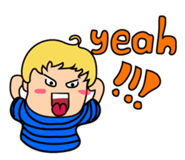 Interesting Baby Boy sticker #15131237