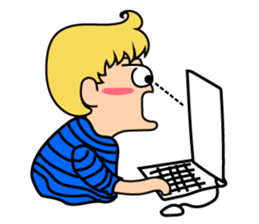 Interesting Baby Boy sticker #15131239