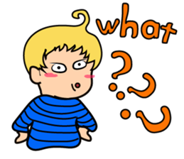 Interesting Baby Boy sticker #15131241