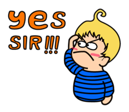 Interesting Baby Boy sticker #15131243